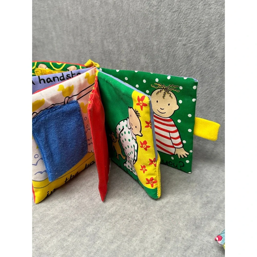 Jellycat and Douglas Baby Cloth Book Bundle Peek A Baby Panda Interactive